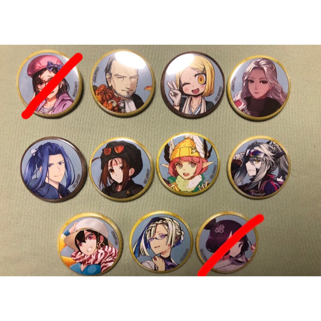 ヌヌ】FGO fes 岡田以蔵 缶バッジ 霊基缶 ヌヌ】FGO fes 岡田以蔵 缶