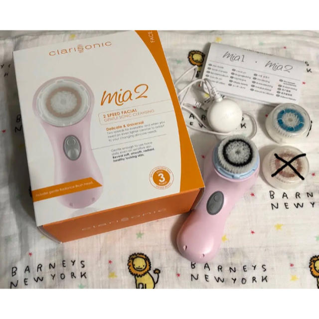 美品☆ 値下げ クラリソニック ミア2 ブラシ2種類 クラリソニック(海外