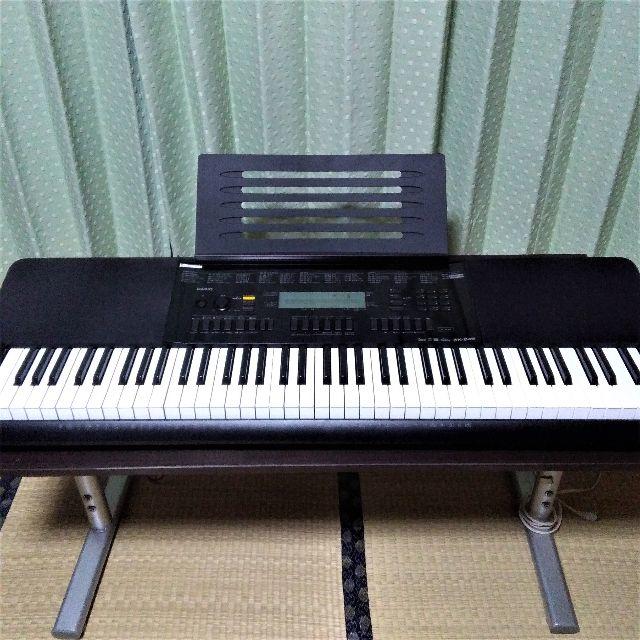 CASIO カシオ 電子キーボード WK-245 カバー付76鍵 ベーシック