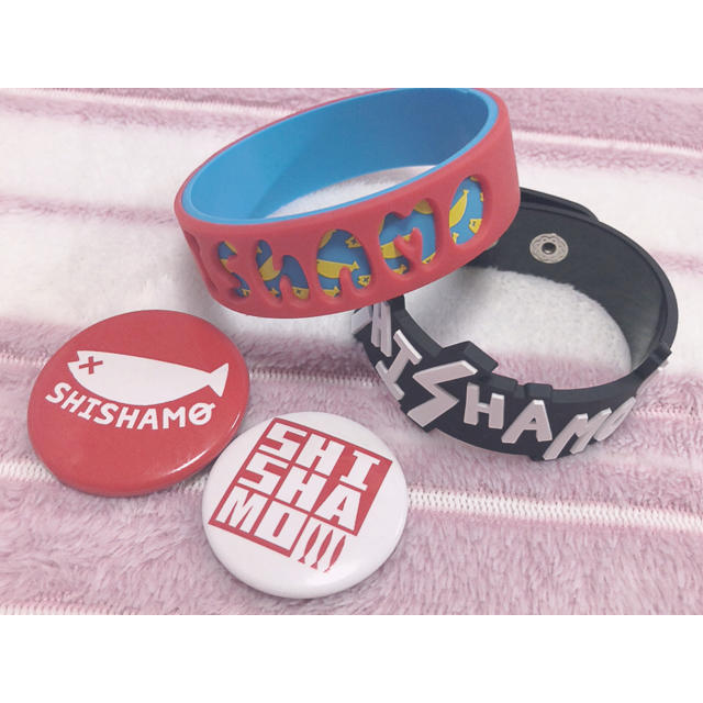 SHISHAMO ラバーバンド＆缶バッチセットの通販 by あんこ's shop｜ラクマ