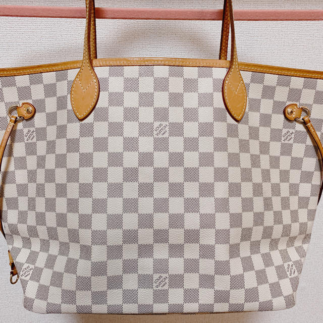 LOUIS VUITTON - ルイヴィトン ダミエ アズール ネヴァーフルMM トート