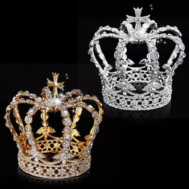 新品未使用✧︎ ゴールド シルバー クラウン 王冠 ウエディング