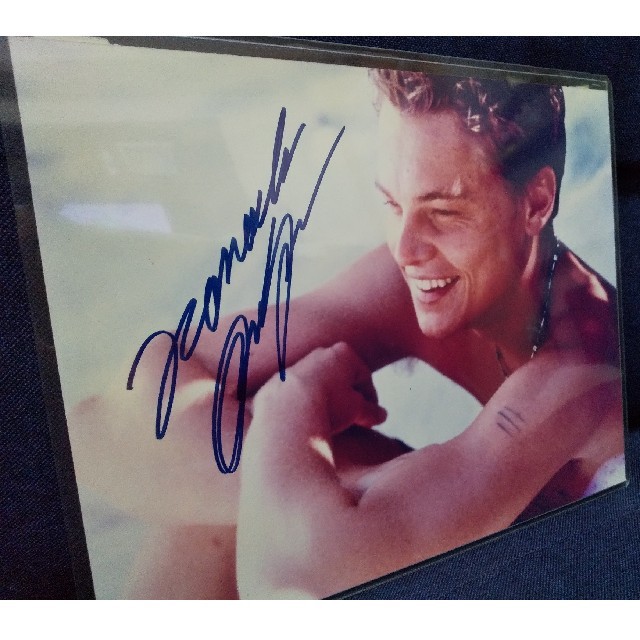 レオナルド・ディカプリオ直筆サインの通販 by nem's shop｜ラクマ