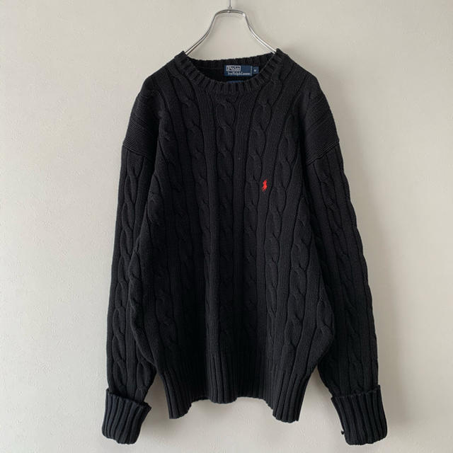 Ralph Lauren - 90年代 Ralph Lauren ワンポイント コットンニット