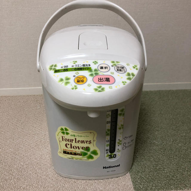 Panasonic - ナショナル電気ポット マイコン沸騰ジャーポット NC-TD30