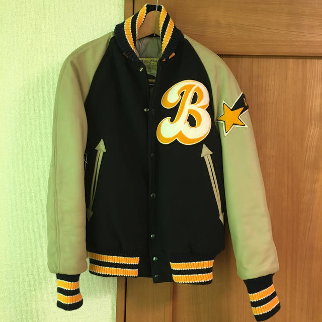 希少品】スタジャン キャッツアイ バックドロップ HEWITT アウター