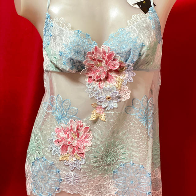 ワコール サルート 店舗限定08G 中国音楽 牡丹 キャミソールM SX タグ