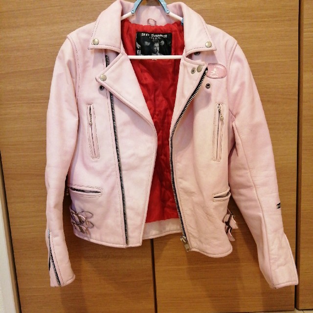 SEXY DYNAMITE - SEXY DYNAMITE LONDON ライダースジャケット ピンク M