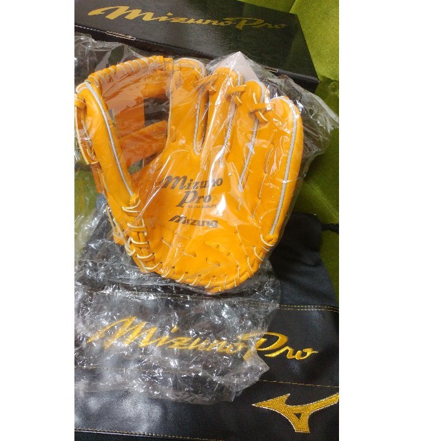 最終値下げ】おまけ付き！ ミズノプロ 革スパイク ビックM 最終値下げ