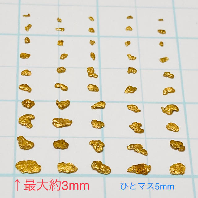 砂金 北海道新十津川産 自然金の通販 by またたび石屋｜ラクマ