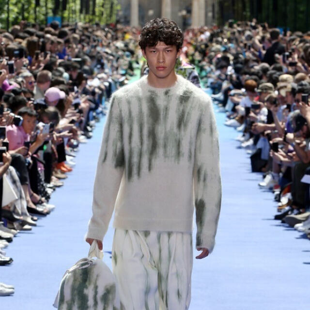 LOUIS VUITTON - 正規19ss ルイヴィトン ヴァージルアブロー モヘア