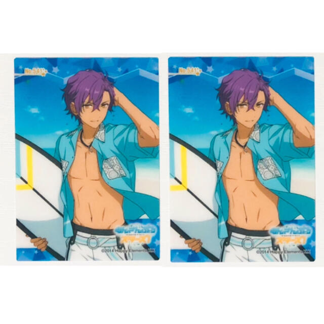 新品☆あんスタ☆UNDEAD【乙狩アドニス】クリアカード☆2点セットの