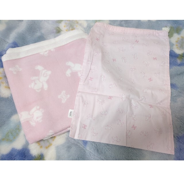 CELINE - 超希少☆*°CELINE(セリーヌ)ベビー綿毛布 ☆ブランケットにも