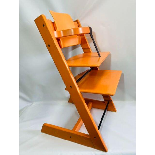 ♢美品♢STOKKE トリップトラップ シリアル4 廃盤色 オレンジ