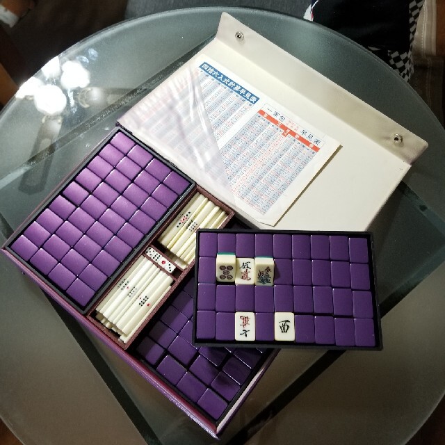 バイオレットな麻雀牌！の通販 by Dragon Jam 's shop｜ラクマ