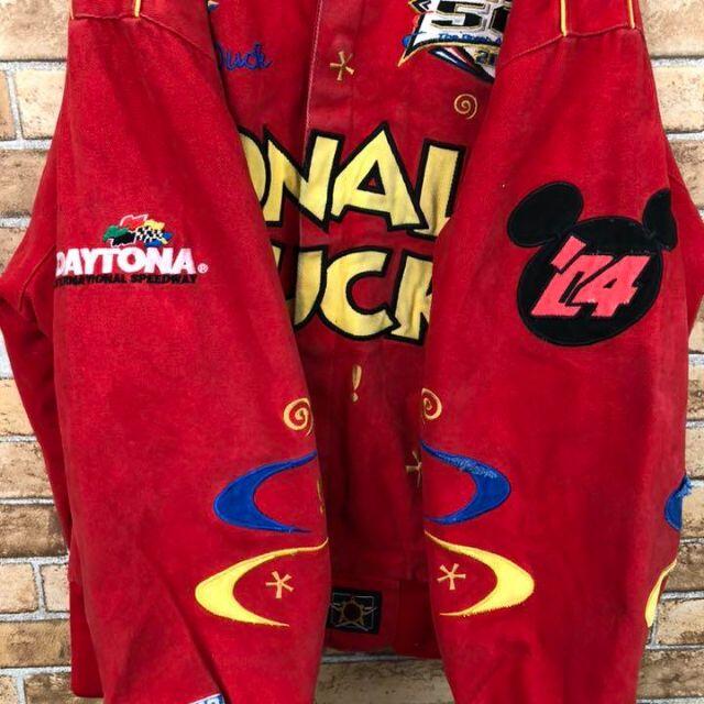 ☆JHデザイン☆ドナルドダック レーシングジャケット ディズニーキャラ