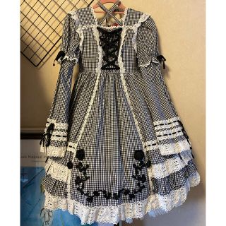 BABY,THE STARS SHINE BRIGHT（ギンガムチェック ・ ひざ丈ワンピース