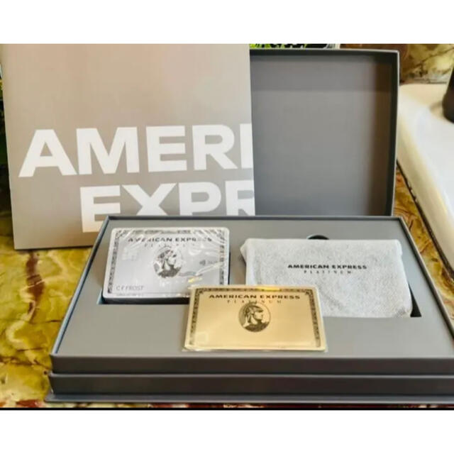 アメックス〉プラチナ ノベルティ ミラー & トランプセット 非売品