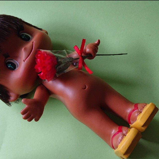 昭和レトロ 男の子 ソフビ 人形 レアの通販 by yorozuya7×8｜ラクマ