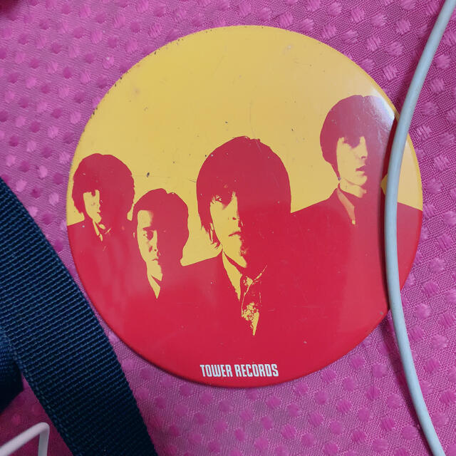 THEE MICHELLE GUN ELEPHANT 特典 スクエア 缶バッジ BLANKEY JET CITY