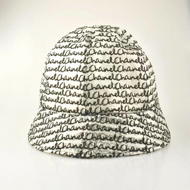 CHANEL ビーズ刺繍 ブラックバケットハット CHANEL バケットハット
