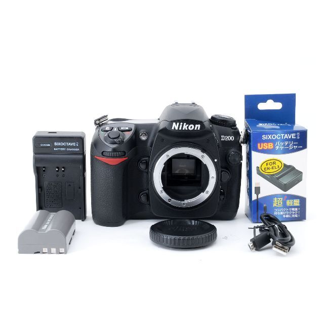 Nikon D200 ボディ ショット数4603枚 A012 Nikon D200 body, shutter