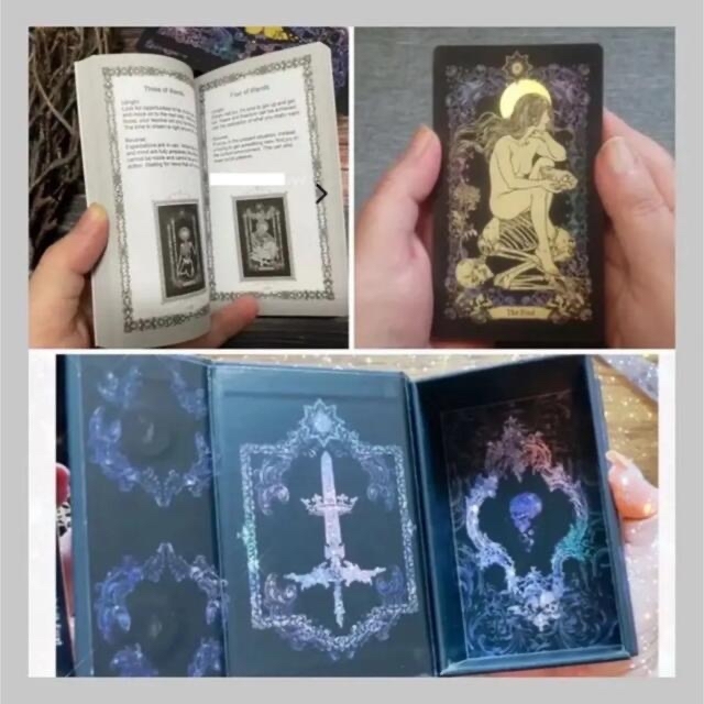 日本未入荷入手困難‼️金縁・箔押し豪華タロット✨タロットカード