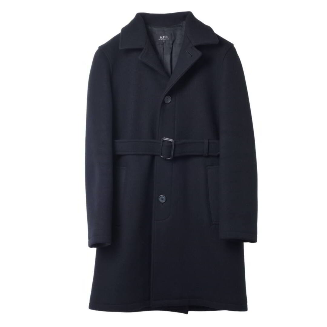 A.P.C - A.P.C. ベルト付 メルトンウール ステンカラーコートの通販 by