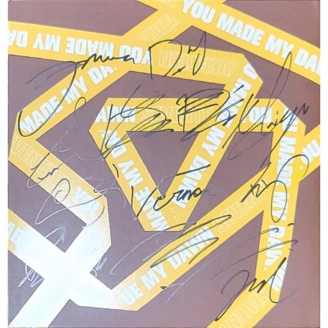 SEVENTEEN WE MAKE YOU 直筆サイン入り CD SEVENTEEN WE MAKE YOU 直筆