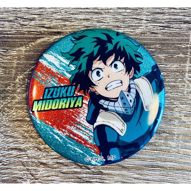 緑谷 缶バッジ ヒロプラ グリッター Amazon.co.jp: ヒロアカ ヒーロー