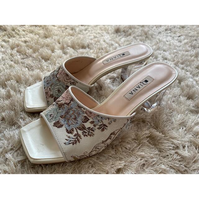 DIANA - 【Hinaさん専用】DIANA クリアヒールミュール Lの通販 by 破格