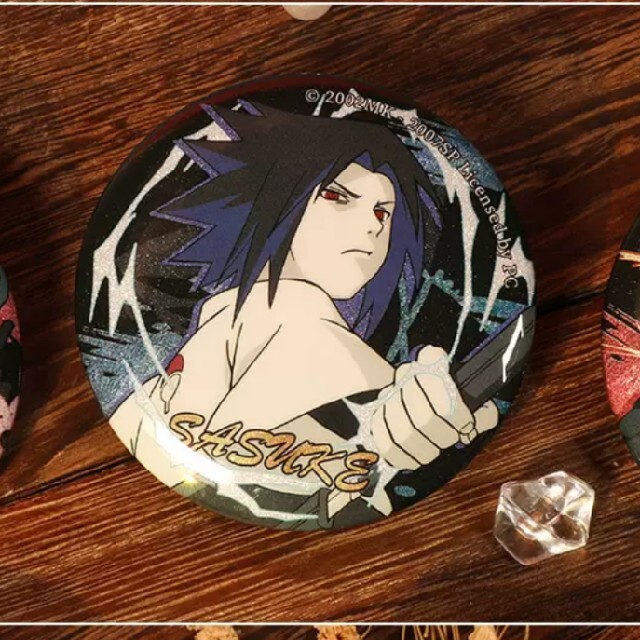 ナルト疾風伝 NARUTO ◎中国限定 ・20周年特別記念 缶バッジ セットの