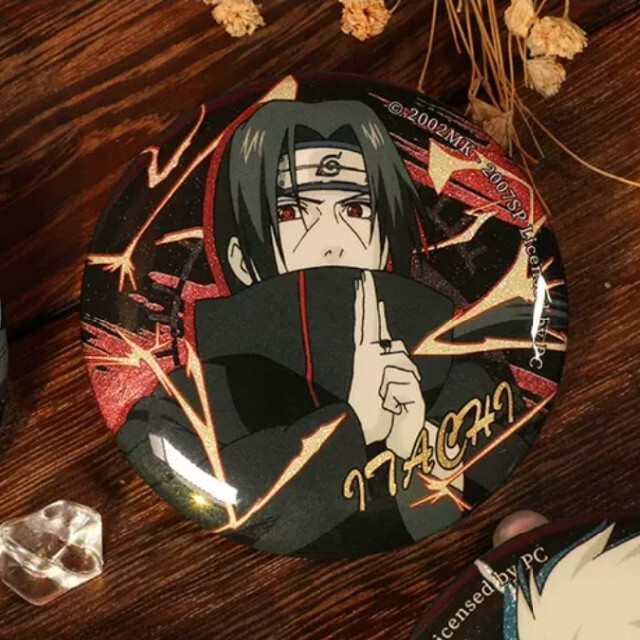 ナルト疾風伝 NARUTO ◎中国限定 ・20周年特別記念 缶バッジ セットの