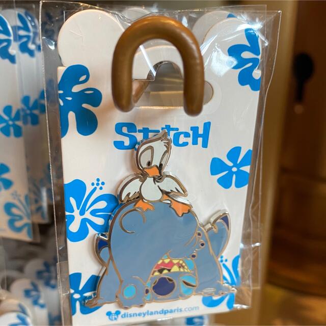 Disney - ◇パリディズニー◇スティッチ アヒル ピンバッジの通販 by 5