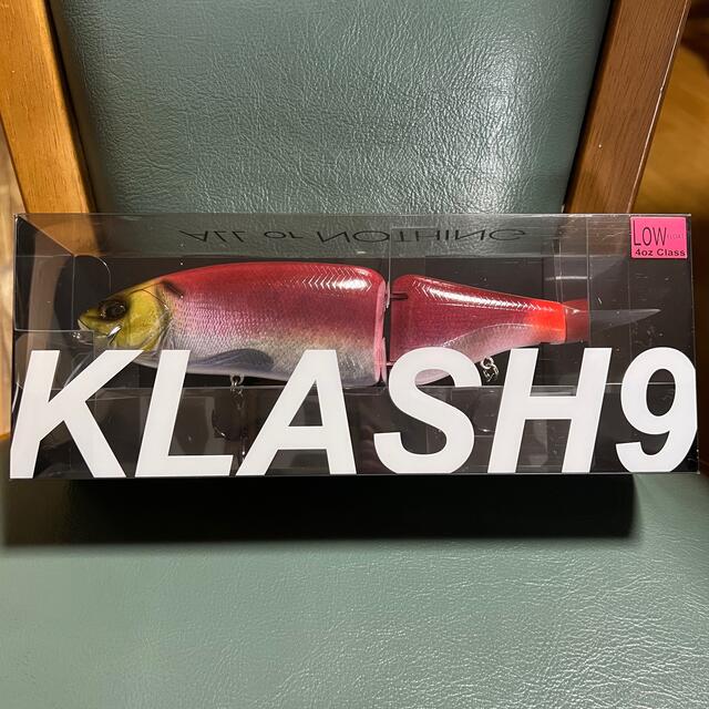 DRT KLASH 9 Kokanee Red Low Floating Swimbait Glide Bait Fishing