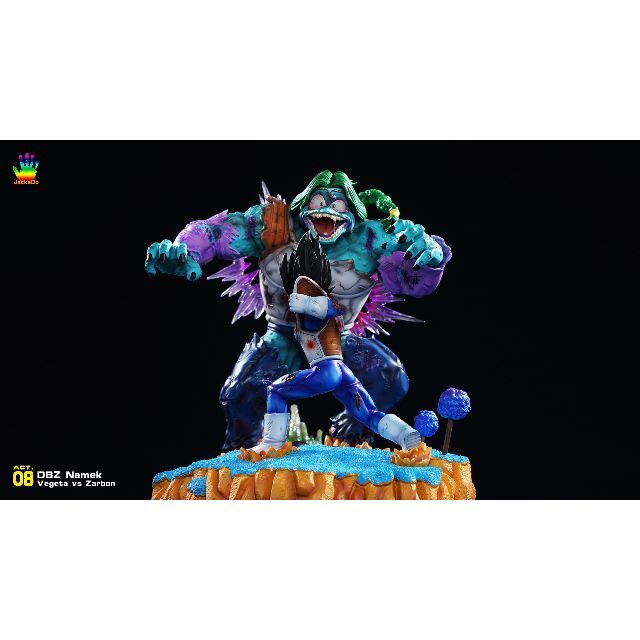 ドラゴンボール ベジータvsザーボン ガレージキット フィギュア 塗装