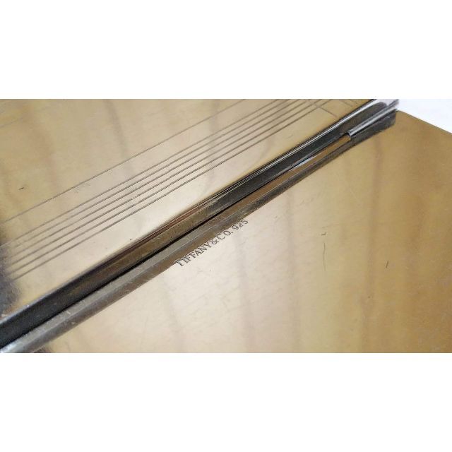 Tiffany & Co. - 正規 ティファニー ミラーストライプSV925 金属カード