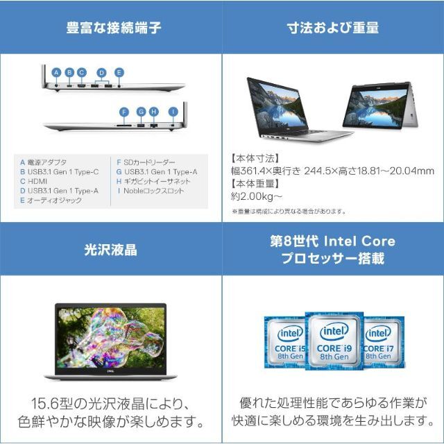 DELL - 美品☆15.6インチFHD＊ Inspiron 15 7570＊シャンパンピンクの