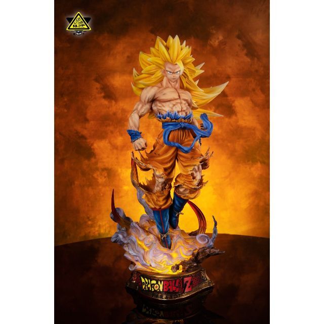 ドラゴンボール 悟空 超サイヤ人3 フィギュア ガレージキット 塗装済み