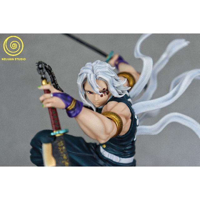 鬼滅の刃 宇髄天元 音柱 ガレージキット 塗装済み完成品 フィギュアの