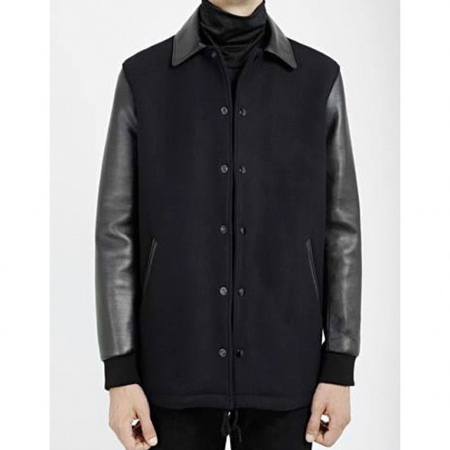 LAD MUSICIAN - LAD MUSICIAN ／ 袖レザー コーチ スタジャンの通販 by