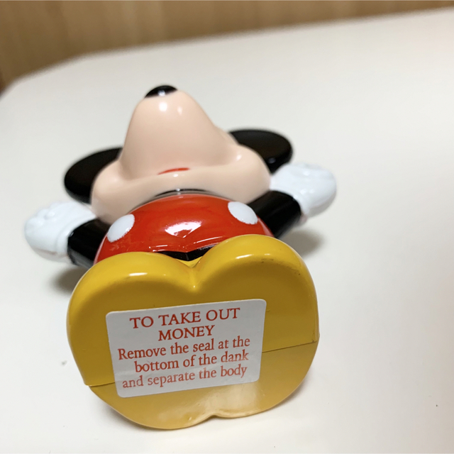 Disney - ☆匿名配送 ミッキーマウス貯金箱 バンザイ ディズニーの通販