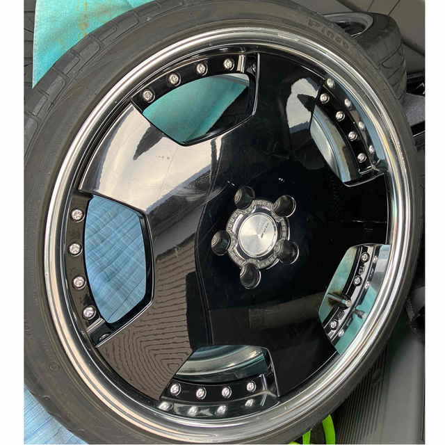 workワーク☆ユーロラインディッシュホイール 深リム 4本 20インチの