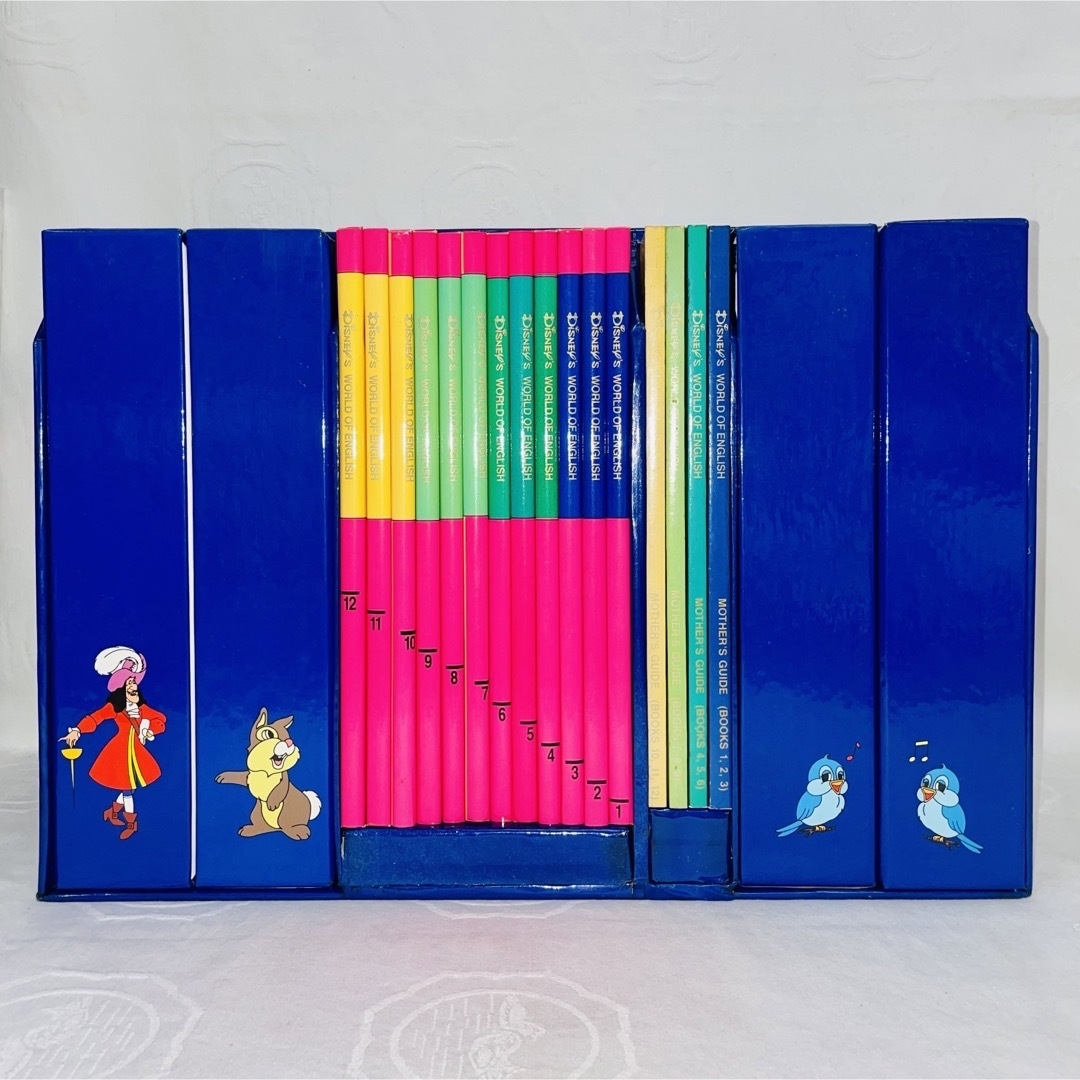 Disney - Disney world of english 1〜12 本＋カセット＋教材の通販 by