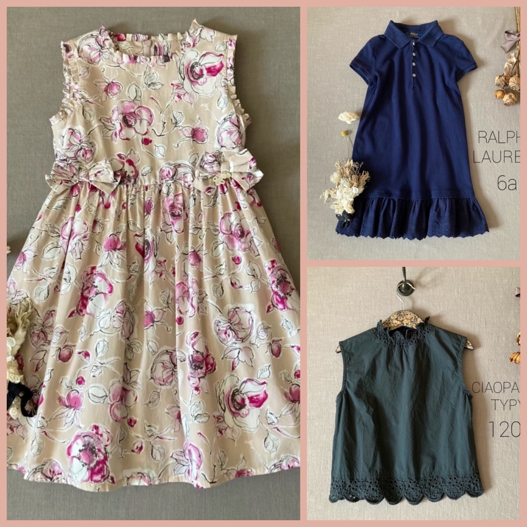 ビンテージ オシュコシュ oshkosh 花柄 希少 オーバーオール