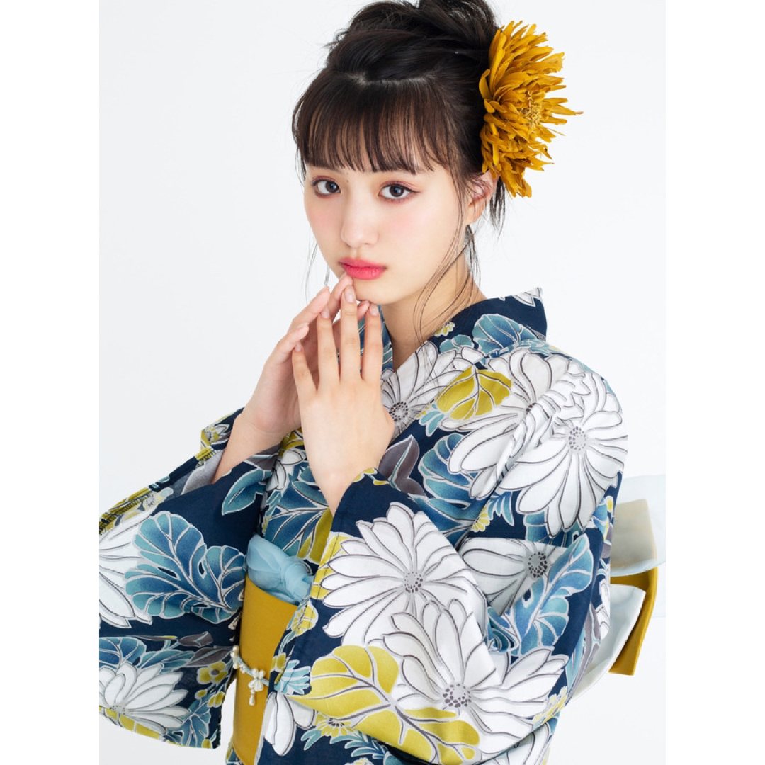 水彩菊浴衣セット[gi1218] | レディースファッション通販のグレイル
