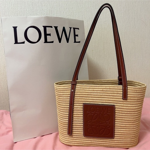 LOEWE - LOEWE スクエアバスケットバッグ スモールの通販 by