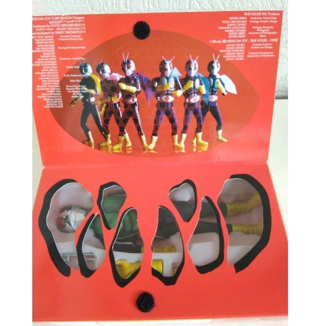 仮面ライダーRAH 220。ショッカーライダー。マフラー毎に6変身。約25