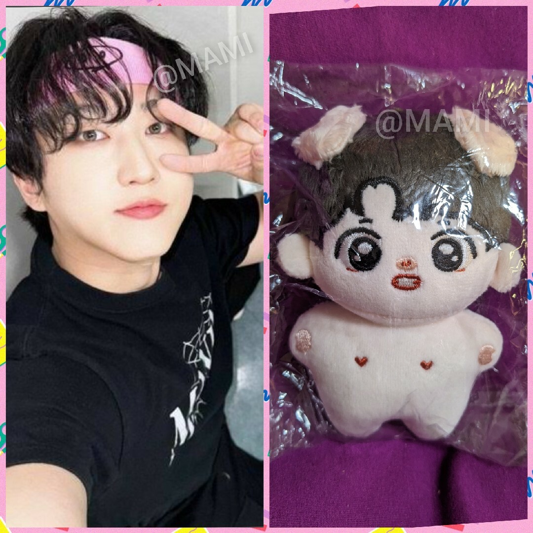 ☆stray kids チャンビン 10cm ぬいぐるみ☆ビニ Changbinの通販 by ま
