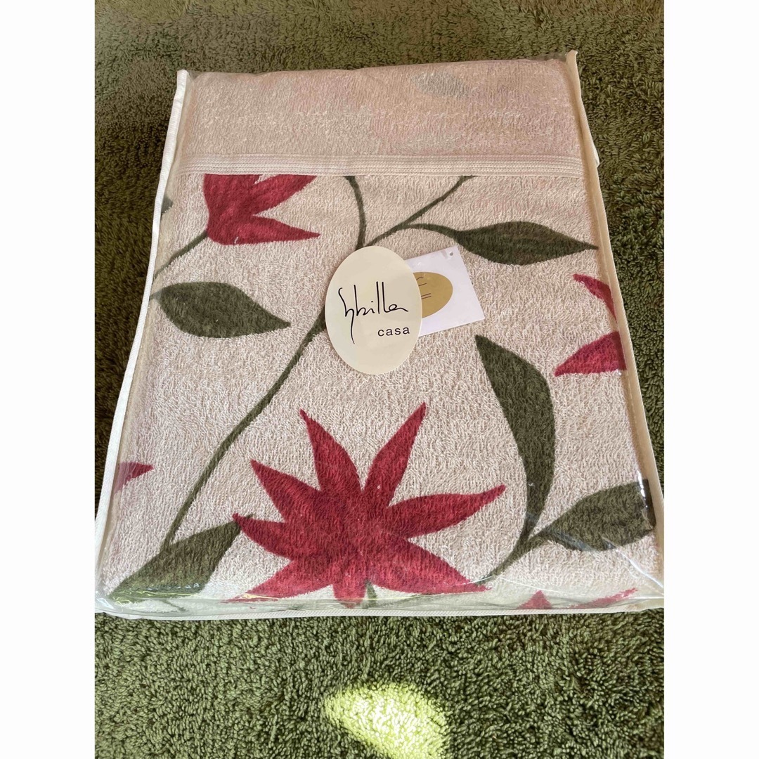 丸洗い可【シビラ】タオルケット140×190（フローレス）2枚セット